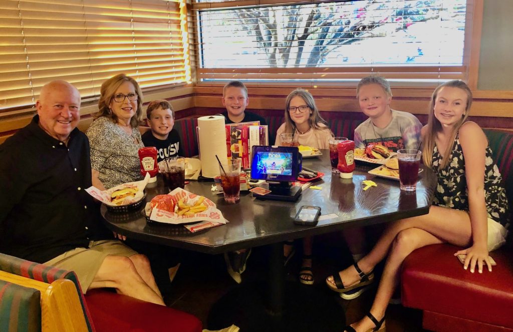 Dining out during Cousins Camp