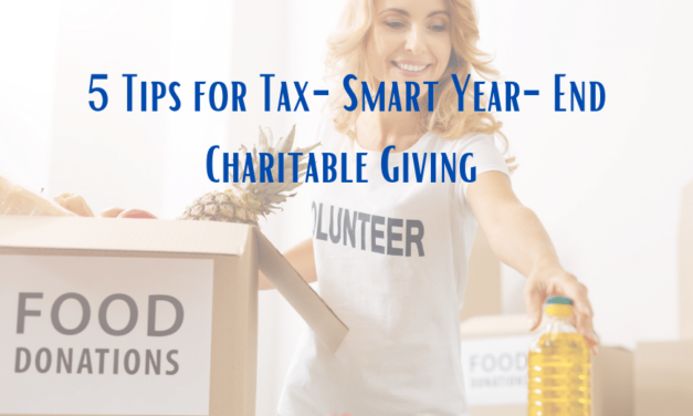 Tips for Year-End Charitable Giving