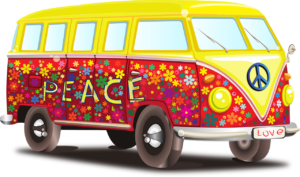 VW hippie van