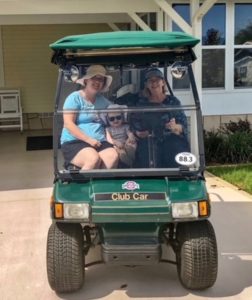 Grandchildren love golf carts!