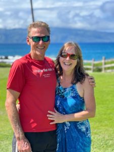 Owen and Lauren Mitchell in Hawaii