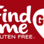Logo for the cellphone app and website, Find Me Gluten Free.
